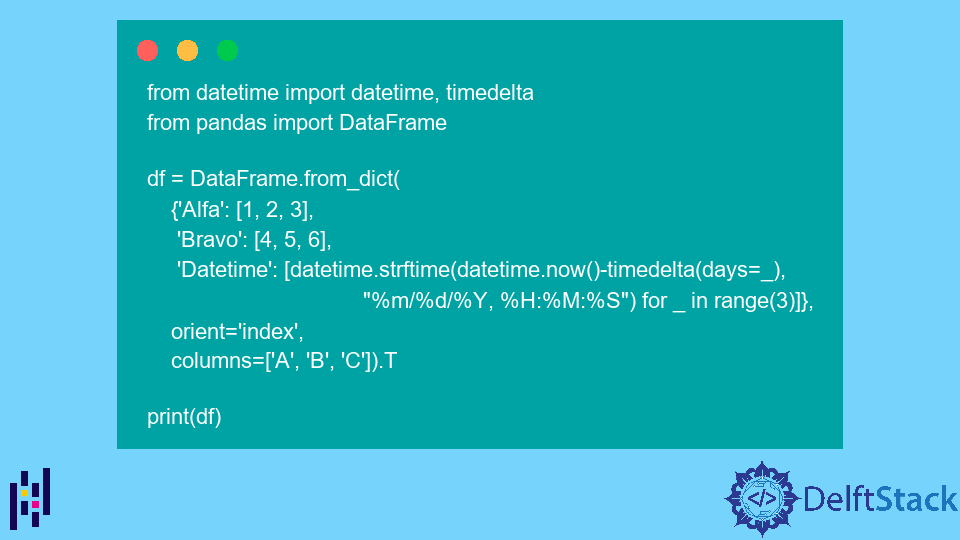 comment-convertir-la-colonne-dataframe-en-date-heure-dans-pandas-delft-stack